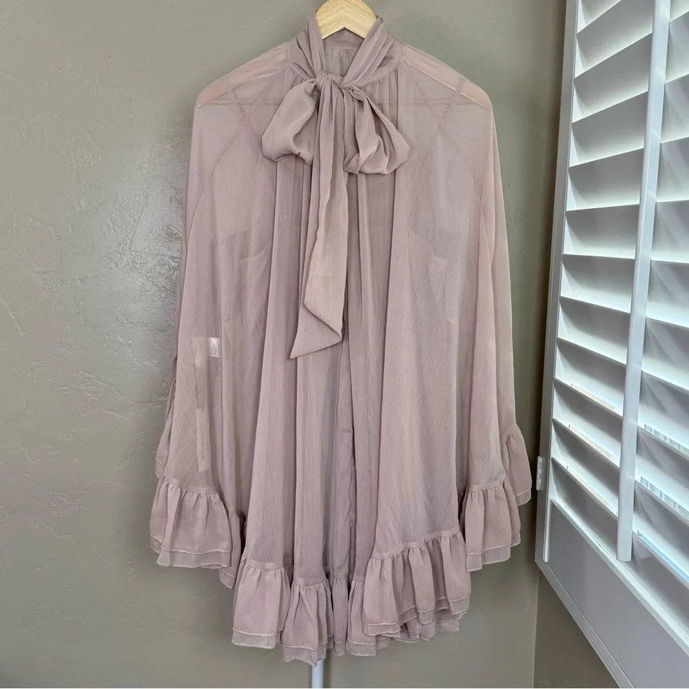 Commense Blush Pink Ruffle Mini Dress - Picture 5 of 13